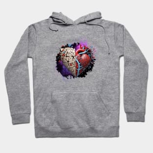 Brain vs heart Hoodie